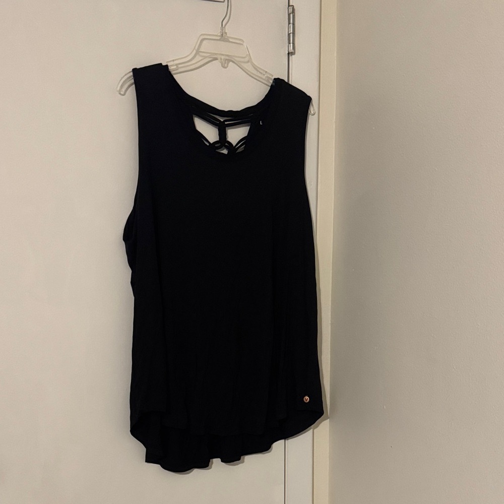 Livi for Lane Bryant Black Sleeveless Top